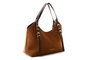 Vince Camuto Bolso Cremona Suede Brown de Polipiel Marrón